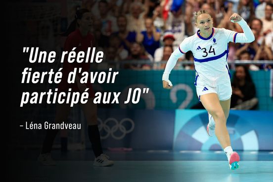 Léna Grandveau sous le maillot de l'équipe de france aux JO