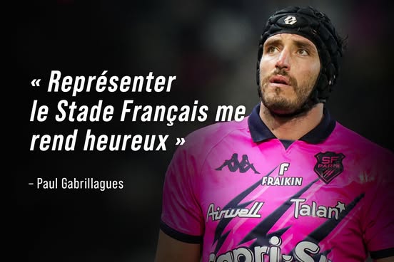 Paul Gabrillagues sous le maillot du Stade Français