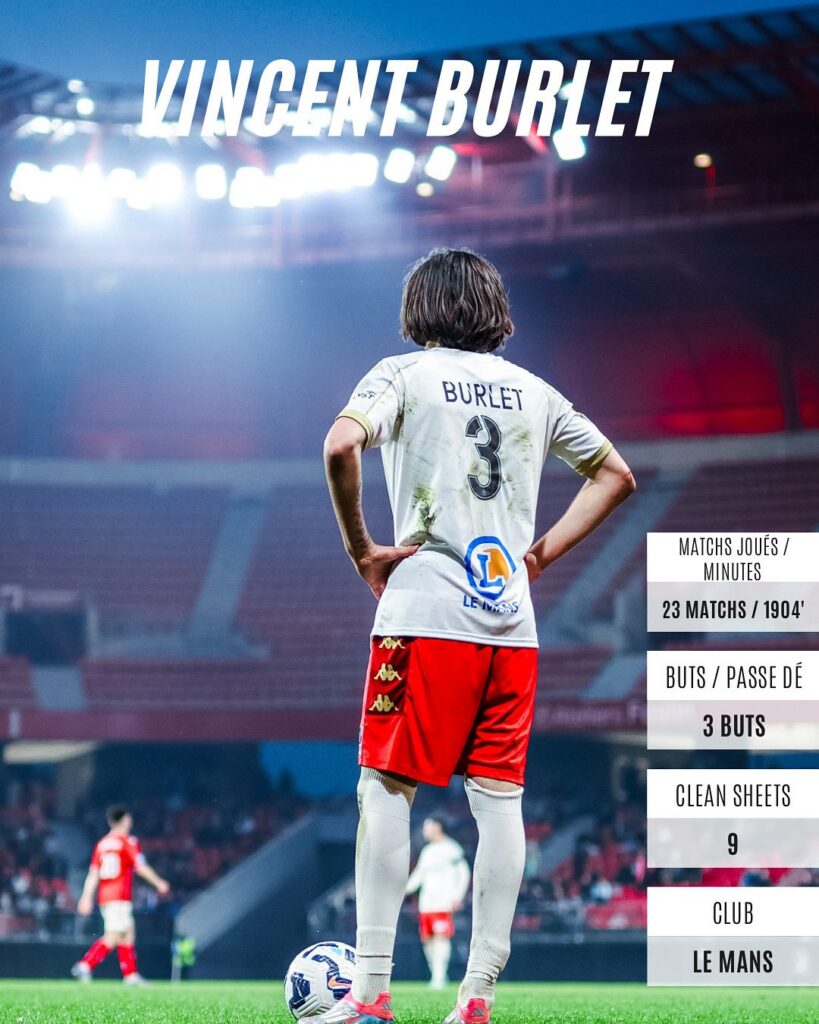 Vincent Burlet lors d’un match de Ligue 1