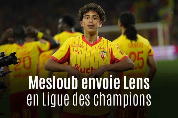 Mezian Mesloub, 16 ans, envoie Lens en Ligue des Champions.