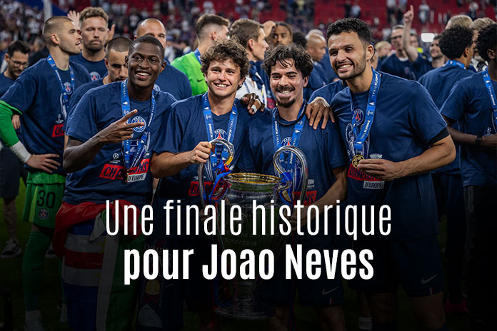 Joao Neves finale Ligue des Champions PSG Budapest 2026