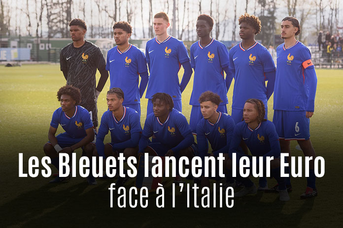 L'Équipe de france lance son Euro face à l'Italie