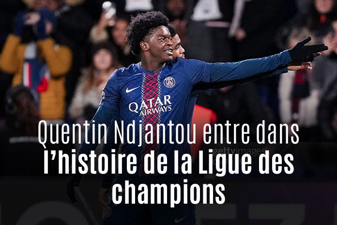 Quentin Ndjantou finale de Ligue des Champions PSG 2026