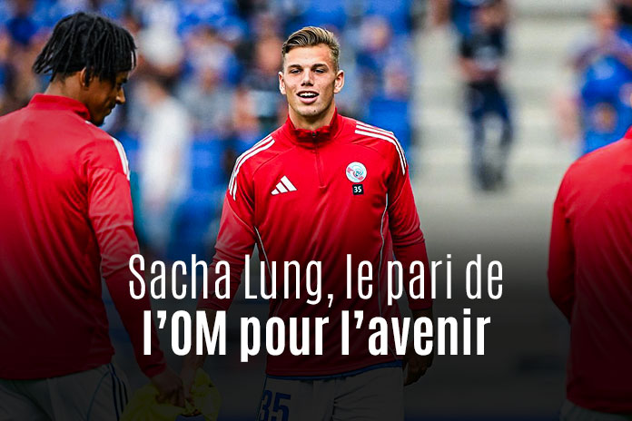 Sacha Lung OM défenseur central Strasbourg mercato 2025